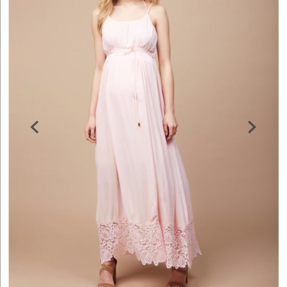 Pink Lace Maxi